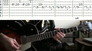 Tornados Bustin Surfboards Guitar Lesson with Chords and TAB Tutorial from Pulp Fiction