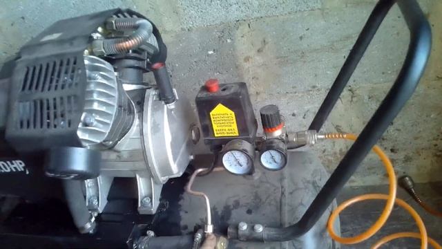 Как запустить воздушный компрессор из за слабой сети напряжения смотреть онлайн