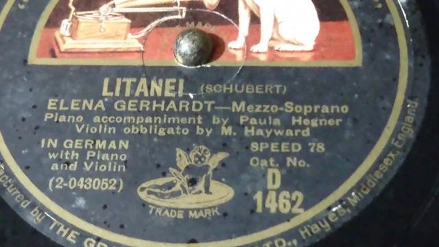 ROMANCE FROM ''ROSAMUNDE'' / LITANEI (SCHUBERT) ELENA GERHARDT смотреть онлайн