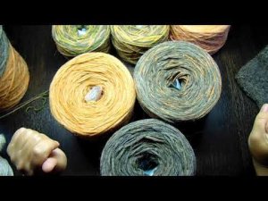 Новая пряжа на носочки- смотки с ровницей