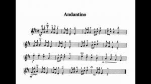 Suzuki Andantino piano accompaniment