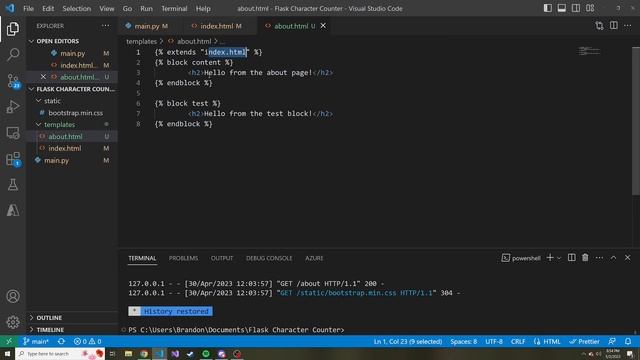 What is the Super Function in Flask Templates in Python? Character Counter App смотреть онлайн