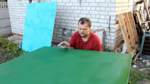 Самодельный теннисный стол. Покраска.