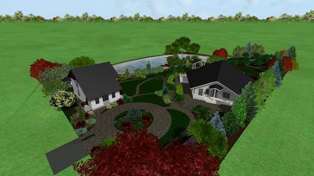 Экспресс проект участка неправильной формы с уклоном 45 соток, Калуга смотреть онлайн