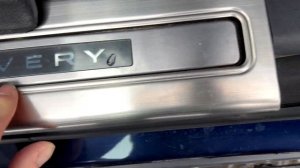 Металлические накладки порогов Ленд Ровер Дискавери 5