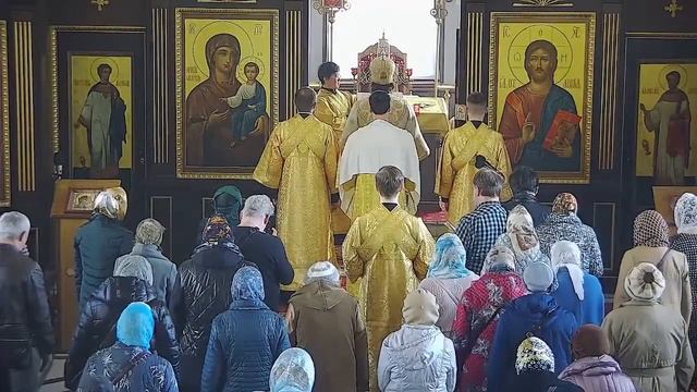 06 10 2021 Архиерейское богослужение Престольный праздник Среда Седмица 16 я по Пятидесятнице смотреть онлайн