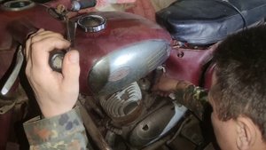 ЯВА/JAWA 360 старушка 1972 года выпуска. ПЕРВЫЙ ЗАПУСК #jawa350 #явастарушка