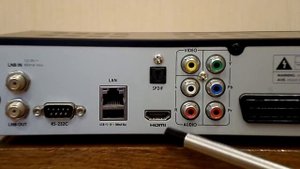 И опять OPENBOX S6 pro+HD. Задняя панель, все разъёмы и подключения.