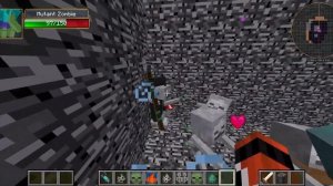 Minecraft Mob Battles- Mutant zombie vs Lich, Mutant skeleton