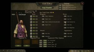 Редактор юнитов в моде My Little Warband (Bannerlord)