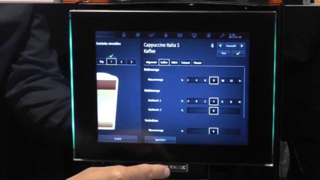 Суперавтоматическая кофемашинa FRANKE FM800: приготовление напитков