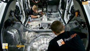 Шумоизоляция багажника с арками Mazda CX-5 KE  в уровне Премиум. АвтоШум.