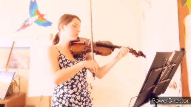 Ich lerne Geige spielen #25 - Gymnopédie, Erik Satie, arranged by Alison M. Sparrow (COVER) смотреть онлайн