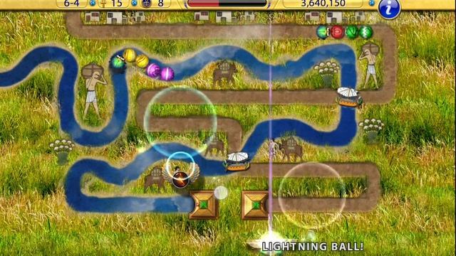 Luxor: Amun Rising HD Mobile - Stage 6 (Easy; Part 4) with tap screen смотреть онлайн