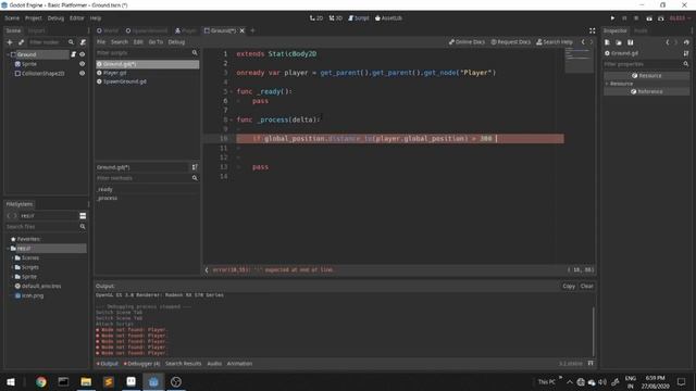 Godot 2D : Easy Endless Runner Tutorial
