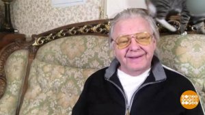 Юрий Антонов и его кот Паша. Доброе утро. Фрагмент выпуска от 19.02.2021