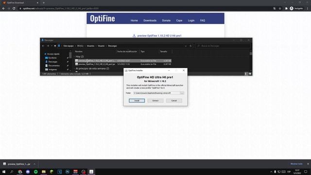 ? Como INSTALAR OPTIFINE 1.19.2 ?≫ TLauncher & Premium, Java + Configurar смотреть онлайн