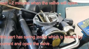 How to start MerCruiser MCM 3.0 . Carburetor heat up
