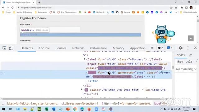 Day 8 | Selenium Module | Handling Image | Drop Down | Validation Text | Part 4 смотреть онлайн