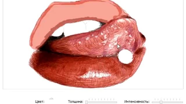 Рисование граффити VK (Вконтакте): Tongue (by AtomIC) © смотреть онлайн