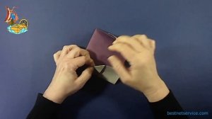 Шапка с козырьком.  Оригами.