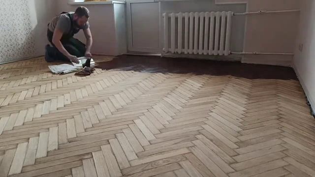 Шлифовка старого паркета. Тариф "МАСЛО-ВОСК".