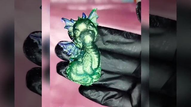 дракончик эпоксидной смолой смотреть онлайн