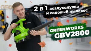 Электрическая воздуходувка Greenworks GBV2800 - Обзор садового инструмента!