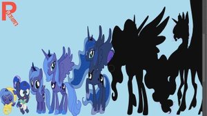 My Little Pony Princess Luna Growing Up
