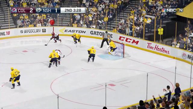 NHL 18 [PS4] Gameplay - Colorado Avalanche vs. Nashville Predators 2/9/19 смотреть онлайн