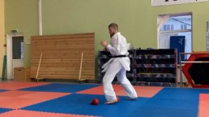 Денис Клюев, тренировка с накладками