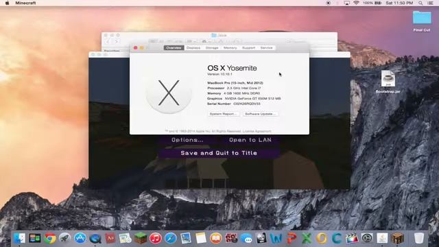 Play Minecraft on OS X Yosemite (How to fix install Java 6) смотреть онлайн