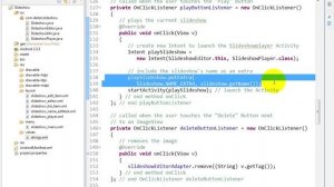 lesson12 26 SlideshowEditor java  Event listener for playButton