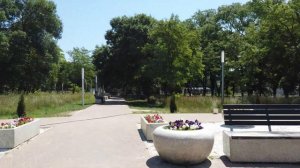 Комсомольский парк и Новый сквер у Пятилетки в Керчи