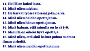 ФИНСКИЙ ЯЗЫК ДО ПОЛНОГО АВТОМАТИЗМА УРОК 15 TESTI 3 УРОКИ ФИНСКОГО ЯЗЫКА