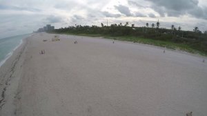 Пляж хауловер парк бич / Флорида Майами бич / Haulover beach park Miami Florida