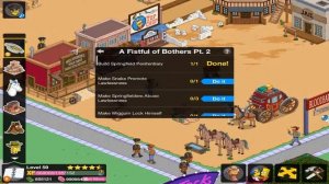 The Simpsons Tapped Out (Wild West Act 2 All Items)