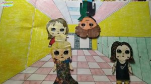 ВВЕРХ НОГАМИ. НЕОБЫЧНЫЙ ДЕНЬ ПЕТИ. БУМАЖНЫЕ ИСТОРИИ ОТ МАЛИНКИ ПРУЖИНКИ