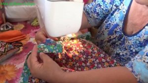 Как красиво обработать края покрывала бейкой без наметки и булавок? Пэчворк.Свободная стежка.