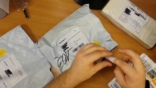 Damascus steel knife. Package from Aliexpress #137-144 смотреть онлайн