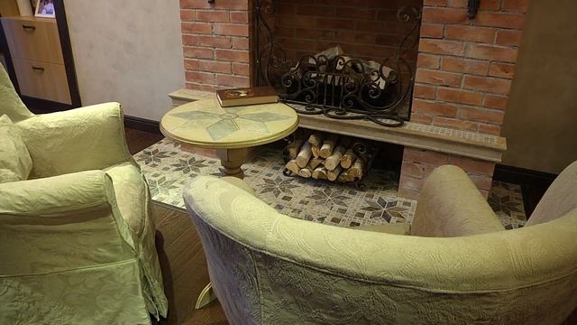 Роскошная квартира. Гостиная с камином. Светлана Черняева смотреть онлайн