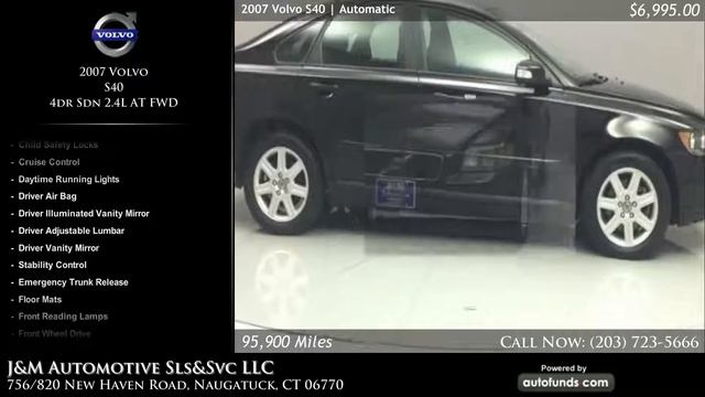 Used 2007 Volvo S40 | J&M Automotive Sls&Svc LLC, Naugatuck, CT смотреть онлайн