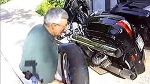 Замена заднего колеса GL1800