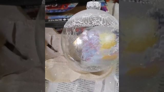 Роспись новогодних шаров акрилом смотреть онлайн