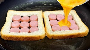 Приготовит даже ребенок! Самый вкусный и быстрый завтрак за 3 минуты