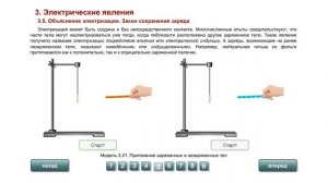8 кл.   Объяснение электризации.  Закон сохранения заряда