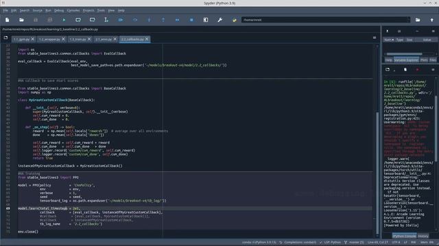 2/5 custom callbacks & replicating sb3 zoo default model смотреть онлайн