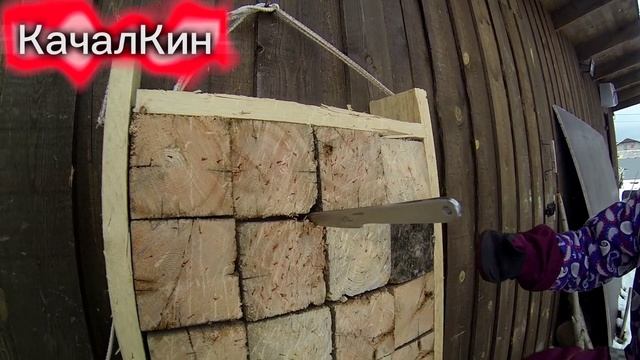 Метание ножей на 3 метра в пол оборота. смотреть онлайн