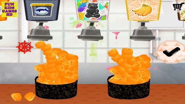 TO-FU Oh! SUSHI UNAGI ELECTRIC EEL Cooking Game | Fun Baby Kitchen App for Kids смотреть онлайн