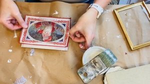 Christmas crafts with decoupage! Easy to make gifts!